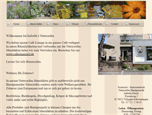 Tablet Screenshot of naturseifen-vs.de